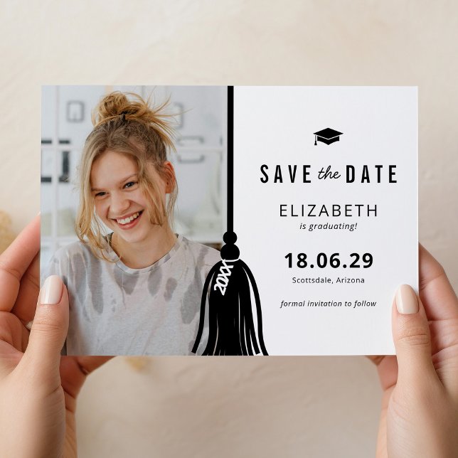 Photo Graduation Save The Date Cards (Creator Uploaded)