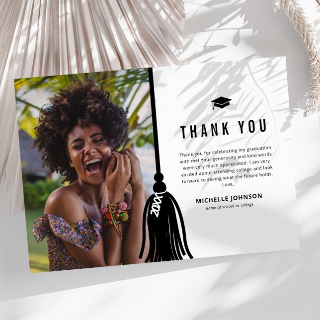Photo Graduation Thank You Card (Creator Uploaded)
