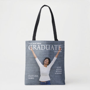 Photo Graduation Tote Bag