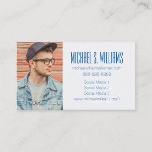 Photo Graduation Watercolor Paints Calling Card