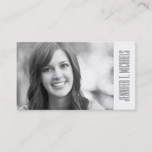 Photo Graduation   Watercolor Palm Trees Calling Card