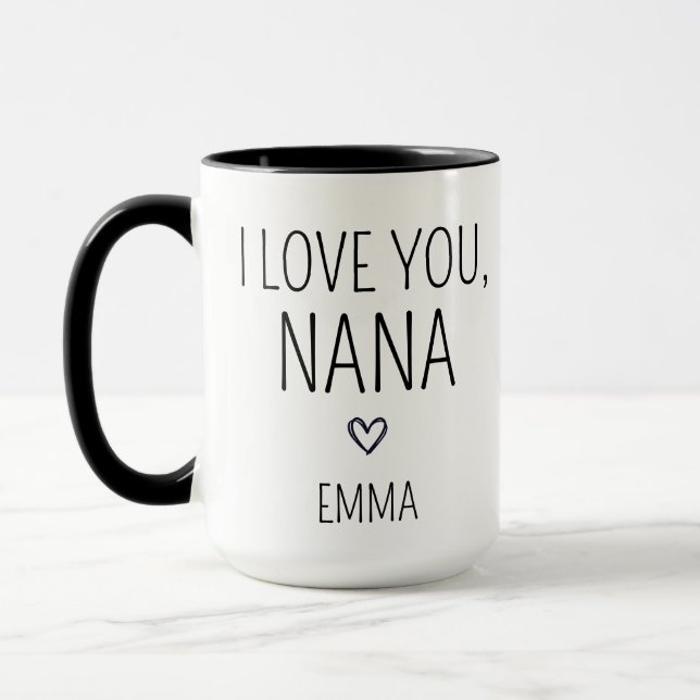 Photo Grandma Mug, First Time Grandma Photo Mug,  Mug (Left)