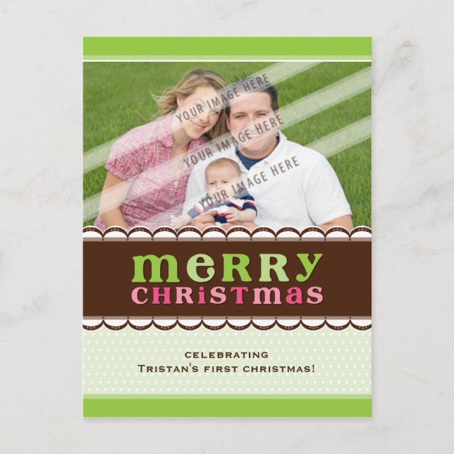 PHOTO GREETING POSTCARD :: candyfloss 2 (Front)