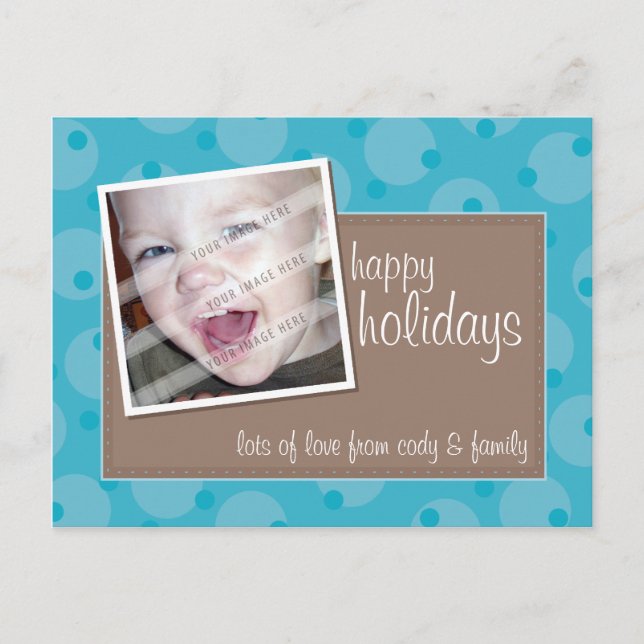 PHOTO GREETING POSTCARD :: cheeky spotted 11 (Front)