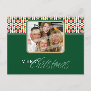 PHOTO GREETING POSTCARD :: minispot snowflake 1