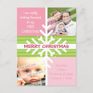 PHOTO GREETING POSTCARD :: snowflake dissection P2