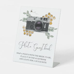 Photo Guestbook Bees and Eucalyptus Sign