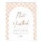 Photo Guestbook Gingham Cutie Pie Baby Shower Sign