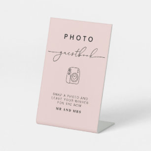 Photo Guestbook   Modern Minimalist Wedding Sign