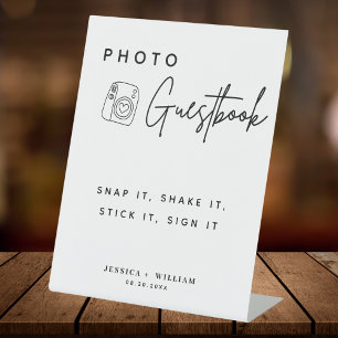 Photo Guestbook Snap It Shake it Stick It Sign it 