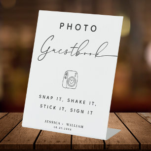 Photo Guestbook Snap It Shake it Stick It Sign it 