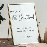 Photo Guestbook Snap It Shake it Stick It Sign it