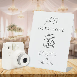 Photo Guestbook Table sign