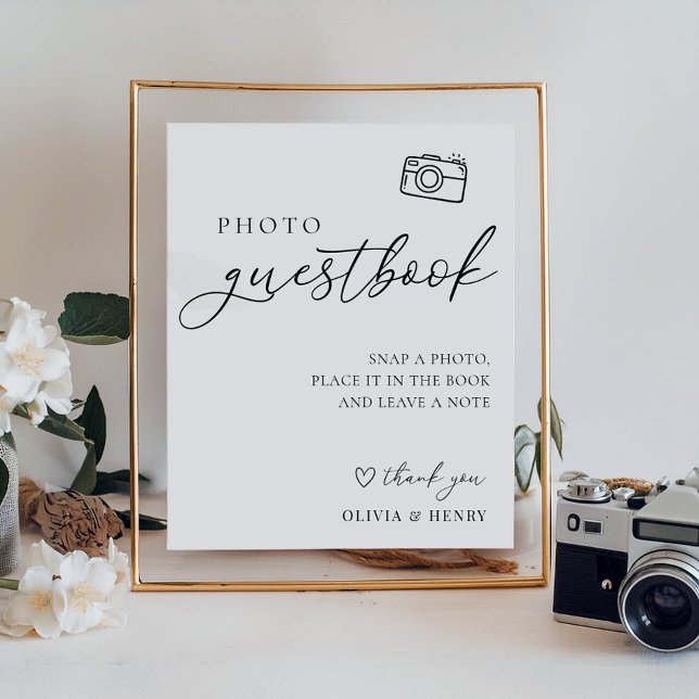 Photo Guestbook Wedding Sign (Creator Uploaded)