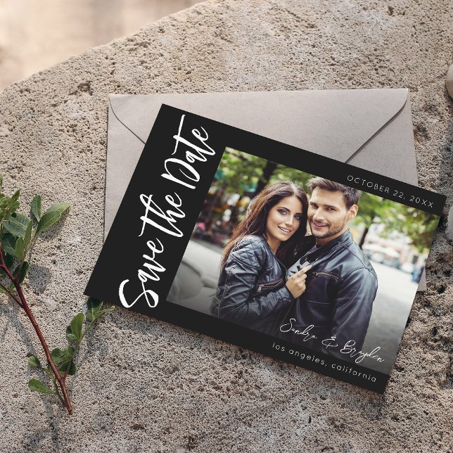 Photo H MOD Chic 5 Save the Date Invitation (Creator Uploaded)