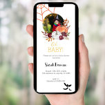 Photo Halloween Party  Birthday Evite Invitation<br><div class="desc">Mr. Onederful First Birthday Evite Template,  Editable Birthday Invite,  Text Message Invitation Template,  Photo Invite,  Phone Digital Template,  electronic invite</div>