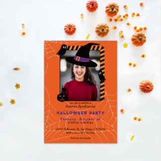 Photo Halloween Party Invitation