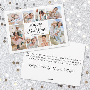 Photo Happy New Year Holiday Card