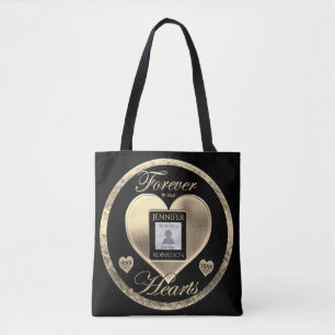 Photo Heart Memorial Tote Bag