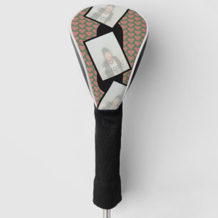 Photo Heart Pattern Golf Head Cover