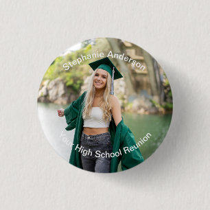 Photo High School Reunion Family Reunion Company  3 Cm Round Badge