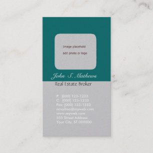 Photo Holder Real Estate Agent Real Estate Business Card