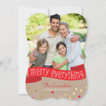 PHOTO HOLIDAY BANNER stylish gold confetti kraft<br><div class="desc">by kat massard >>> kat@simplysweetPAPERIE.com <<< *** NOTE - THE SHINY GOLD EFFECT AND KRAFT LOOK ARE A PRINTED PICTURE Send and extra special message with style and pizzazz this year... Personalised with your details & photos my modern holiday products are sure to stand out from the flurry of greetings...</div>