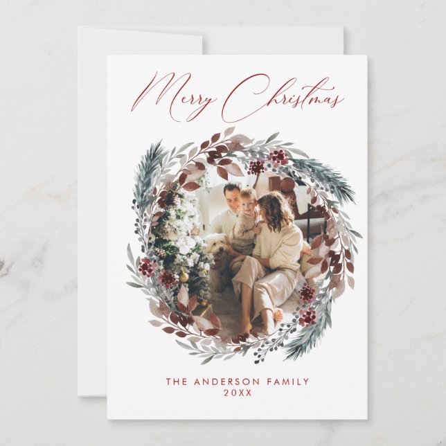 Photo Holiday Card (Front)