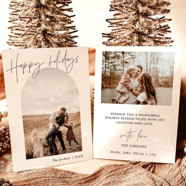 Photo Holiday Card | Arched Photo Christmas Card (Creator Uploaded)