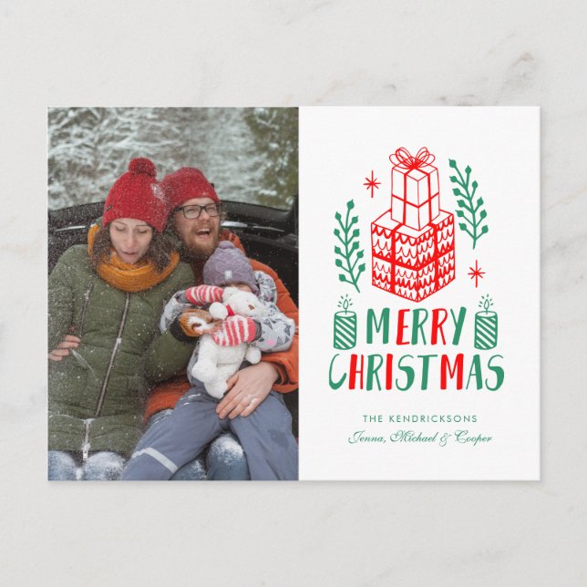 PHOTO HOLIDAY CARD | Christmas Gifts (Front)