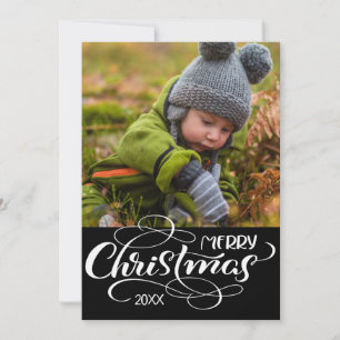 PHOTO HOLIDAY CARD Merry Christmas Cheer