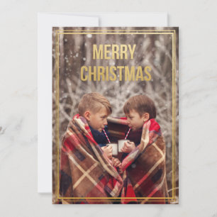 Photo Holiday Christmas Greeting Card