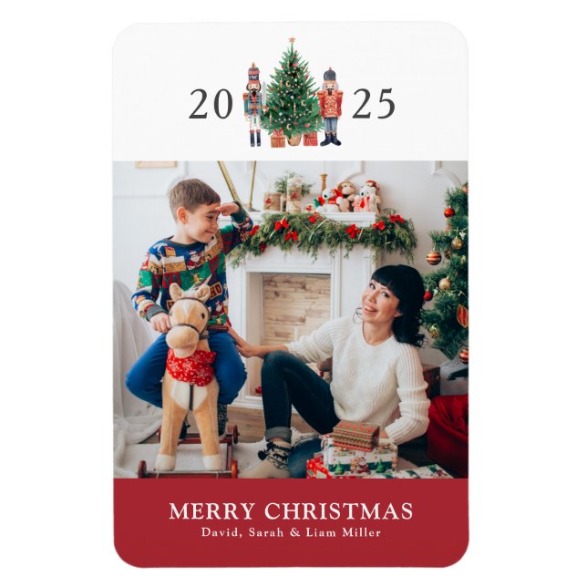 Photo Holiday Magnet (Vertical)