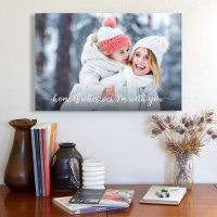 Photo Home Is Wherever I'm With You Quote Keepsake