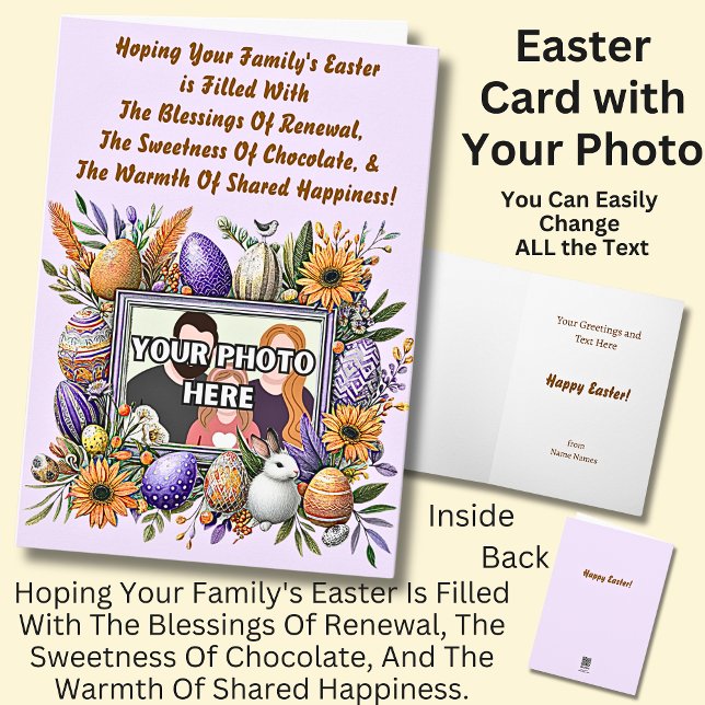 Photo, Hoping Your Family's Easter Is Filled With  Card (Creator Uploaded)