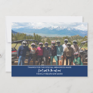 Photo Horizontal for Family Reunion Holiday Card