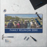 Photo Horizontal or Panoramic Family Reunion Desk Mat<br><div class="desc">A fun family reunion memento with a place to add a photo and include text about the get together.</div>