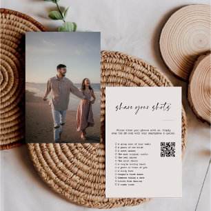 Photo Hunt I Spy Wedding Game Capture The Love QR Invitation