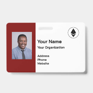 Photo I.D. Security Badge – Professional ID Badge