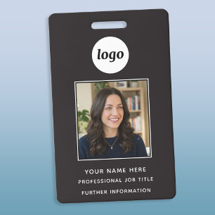 Photo ID Clean Professional Name Badge