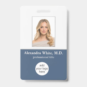 Photo ID Employee Hospital Medical Professional Badge