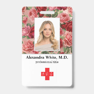 Photo ID Employee Hospital Medical Professional Badge