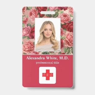 Photo ID Employee Hospital Medical Professional Badge