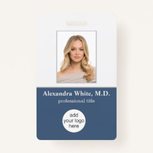 Photo ID Employee Hospital Medical Professional ID Badge