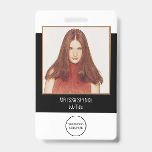 Photo ID Employee Logo Security Badge