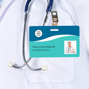 Photo ID Hospital Medical Professional Name Badges Badge
