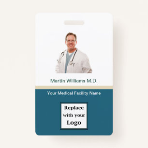 Photo ID Hospital Medical Professional Name Badges ID Badge