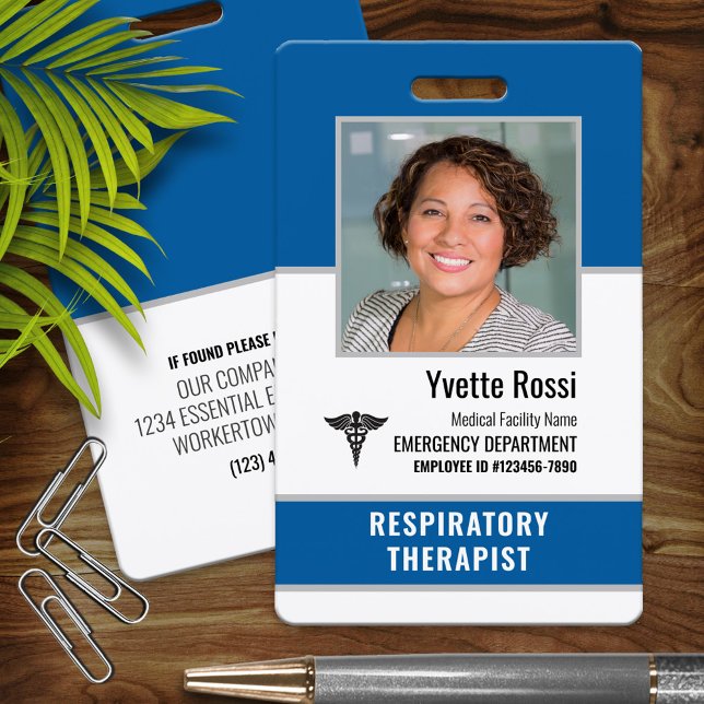 Photo ID Personalised Medical Employee ID Badge (Creator Uploaded)