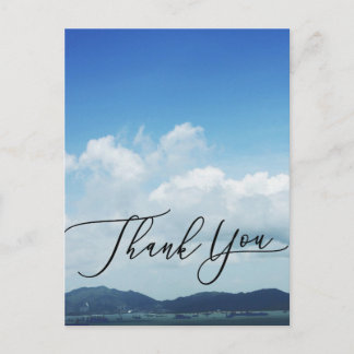 photo image card, thank you card