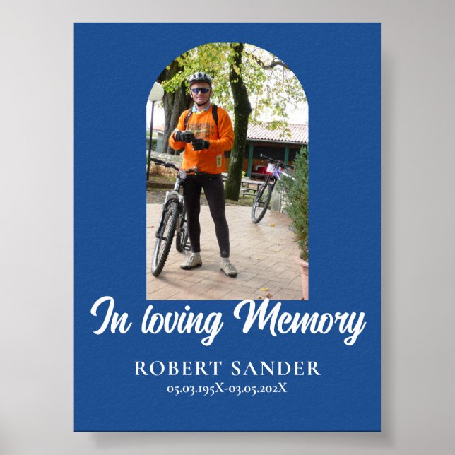 Photo In loving memory  Poster (Front)